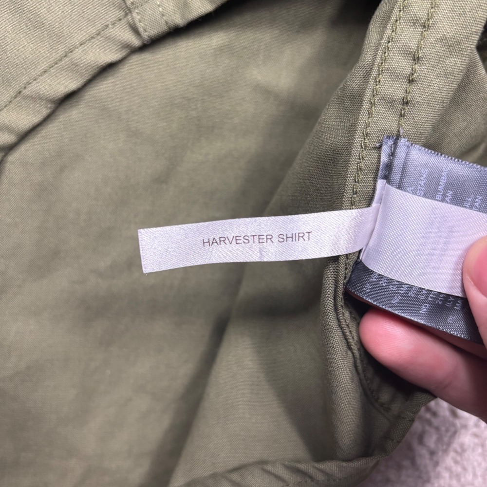 Sitka Gear Harvester Shirt Mens XXL Olive Green Long Sleeve Button Up Stretch - Picture 6 of 8